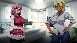 Cumhot visual novel with futa and steamy commentary