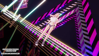 MMD NewJeans - Hype Boy - Ahri and Seraphine Sexy Kpop Dance League of Legends Hentai Uncensored 4K 60FPS