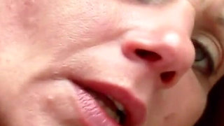 Skinny MILF gets fucked by boyfriend on the terrace and gets orgasm