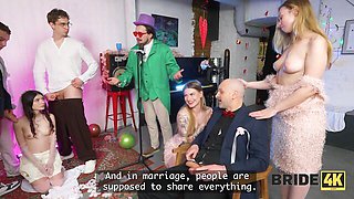 Bride4K Wedding Orgy Heat