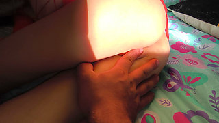 Step Brother Turns Me on Using Finger Touching My Pink