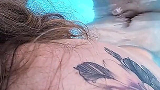 Pool Sex: Silicone Lube and Creamy Finish