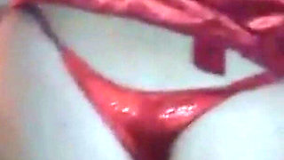 Homemade Amateur Couple, Satin Lingerie (panties, Sex with Clothes), Heels and Stockings, Fishnet, Blowjob, Spanking