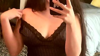 Great Big Boobs On Masturbating Redhead