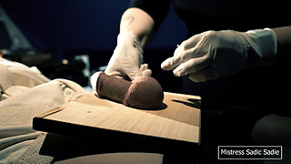 First Time Ball Nailing and Needles Through Gland