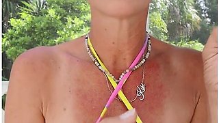 Bikini Joi With A Petite Blonde