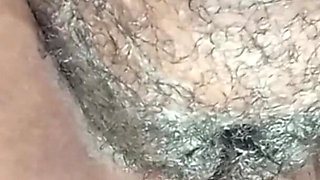 Chubby MILF in the Shower Waxing Her Pussy