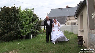 LFAP - French hairy mature bride ass pounded and fist fucked at the doctor