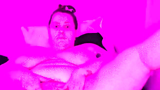BBW Spreads Her Pussy for Her Machine