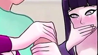 Hinata From Naruto Is Fucked in a Threesome as a Part of Therepy!!