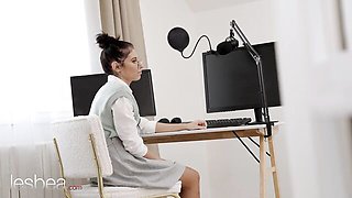 Lilly Bella's orgasm sex by Lesbea