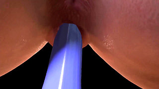 Thick Elf Girl Rides Dildo 3D Porn
