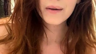 Emo teen Becka solo webcam masturbation