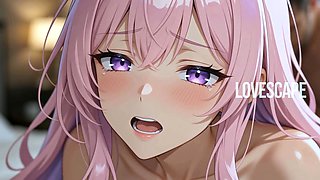 Pink Hair Anime Cutie Takes It From Behind (AI)
