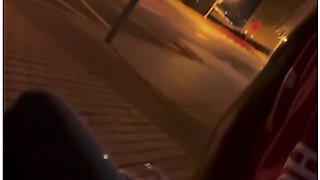 Blowjob On The Bus Stop