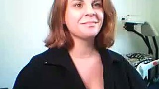 Busty Pregnant Babe on Webcam