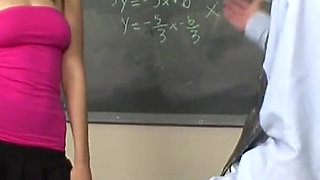 Nadia Noel gets touched by her teacher