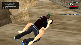 Gta San andreas hot coffee mod - Cj is out in the country so let's have some country gal sex in a barn