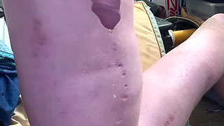 Pissing Like a Canine With a Really Hard Dick Compilation