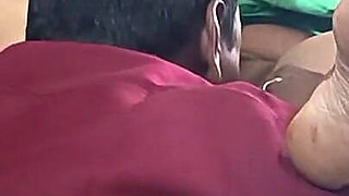 Desi Aunty Hot Fucking with Opposite Home Boy in Bed