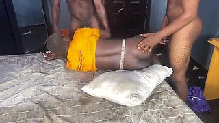 Switcock Threesome: Hot Korean BJ & African Amateur Fuck in Doggy Style Missionary