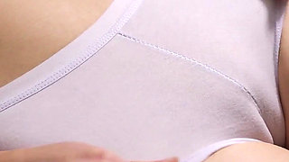 White Panties Camel Toe Teen Pussy Teasing