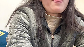 Hana Wear Clothes Then Go to Toilet Piss Water Her Pussy so Dirty