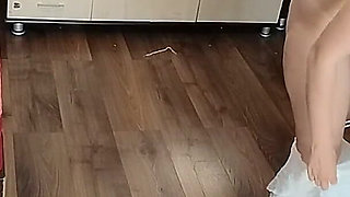 Amateur Wife Has Fun Trying on Clothes and Cutting Them