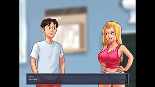 Game play, teacher schoolgirl (18+), professor student