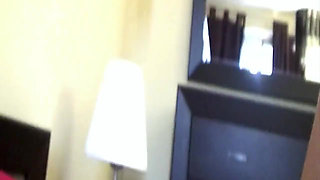 Brunette Spreads Ass for Close up Fingering