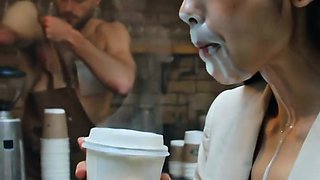 Hot Futa Girl Cums In a Cup