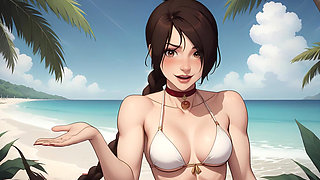 Tai Lee Has Sex with Avatar on the Beach