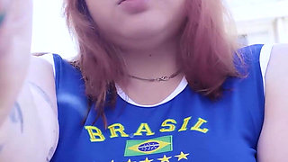Smoking Fetish - Chubby Smokes on Your Face and Shows Her