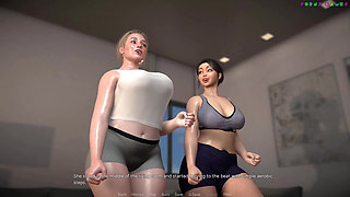 Friendly Housewife by White Foam - Busty, Horny Neighbours Dancing Together 7