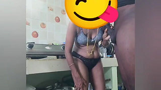 Indian Stepsister Cooking in Kitchen Fucked by Her Stepbrother Part 1