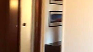 Three Sexy Babes Tease Naked Man in Bedroom Threesome