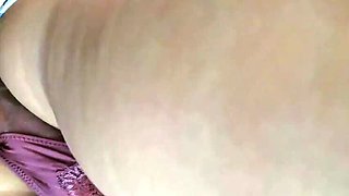 Bus Stranger Slips Cock Inside Panties While I Masturbate - Jessy Amateur Fuck
