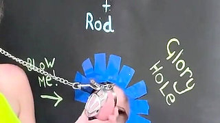 Chastity Cage Gloryhole Denial