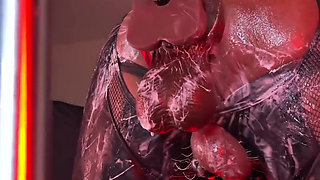 Intense Creamy Fuck on the Butt Machine - Gaping and Farting Bubbles