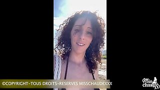 Misschaudexxx Big Tits French Amateur Fucking on Nude Beach HD