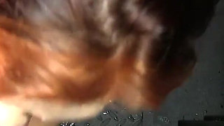 Fit redhead Alexa sucks cocks in the gloryhole for the first time POV