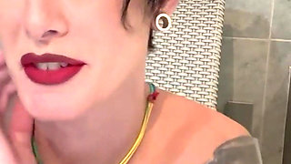 Cris Bathory Having Fun with Anal Chanting