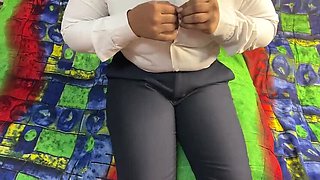 Desi Angoori hardcore fuck after arranged marriage call home - Hindi audio doggy style pussy close-up
