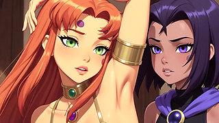 Anime Girls and Sonic Fantasy Animation