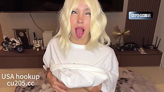 Curvy Blonde Explores Intense BDSM With Big Dick Passion