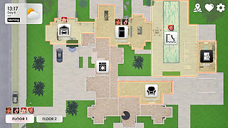 Mansion Days Animated 3D Game 9 - Ginger Gym Girlie Sucks Cock