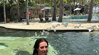 Boobs Flashing Outdoor, Ahegao, Spit, Getting Wet