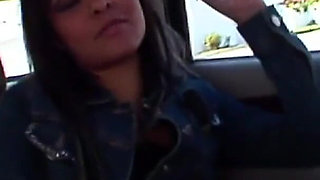 Beautiful Latina teen gets oiled and fucked hard