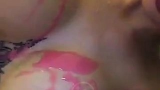 Beautiful wife masturbating show with webcam with toys