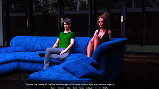 My Horny Stepmother Giving Blowjob First Time - 3D Hentai Animated Porn with Sound - Measuring My Cum